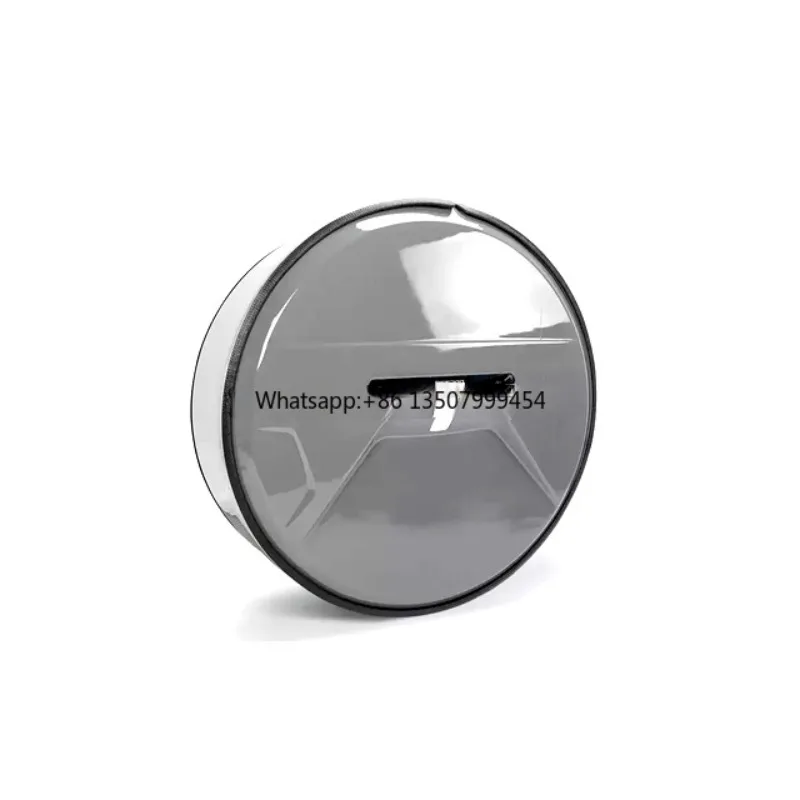 

Auto Parts FFF Luxury Stainless Steel ABS Waterproof Spare Tire Cover for GWM TANK 300 SUV 2020- with Screw Installation