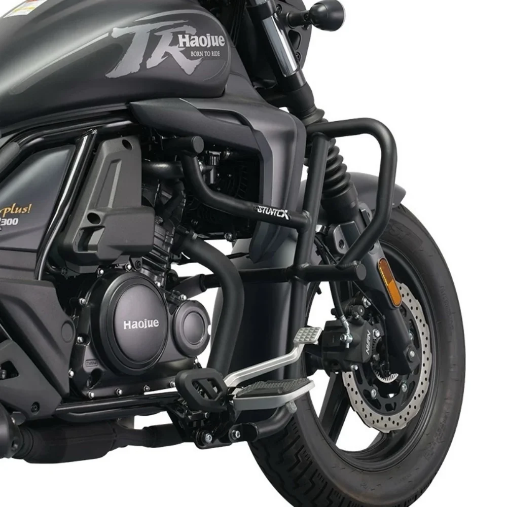 【Good quality】For Haojue TR300PLUS motorcycle accessories engine guard bumper anti-collision bar TR 300PLUS TR 300