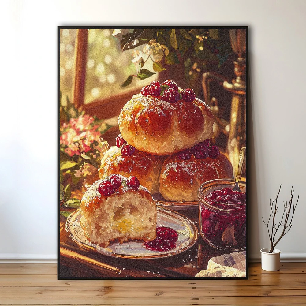 Rompecabezas de 500/1000/1200/2000 Piezas, Pan Delicioso, Decoración Moderna para Pared del Hogar, Regalos Educativos para Cumpleaños y Festividades
