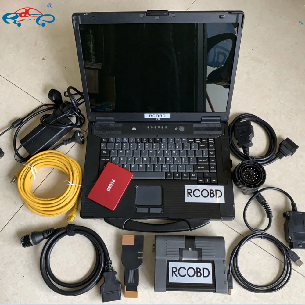 

For BMW ICOM A2+B+C 3in1 Auto Diagnostic Tool Program Coding Scanner 1tb HDD SSD cf53 I5 8G Latest Software Expert Mode