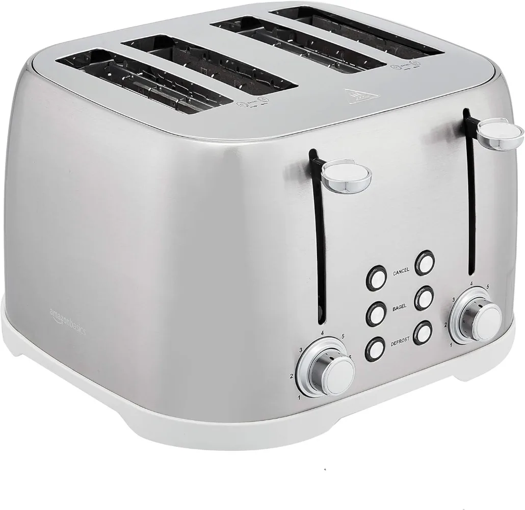 

4 Slot Toaster Silver