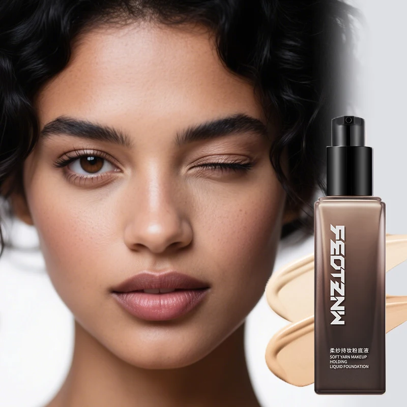 A fundação Feotznw dura por muito tempo, o corretivo de gaze macia não sai e é resistente à água e de longa duração