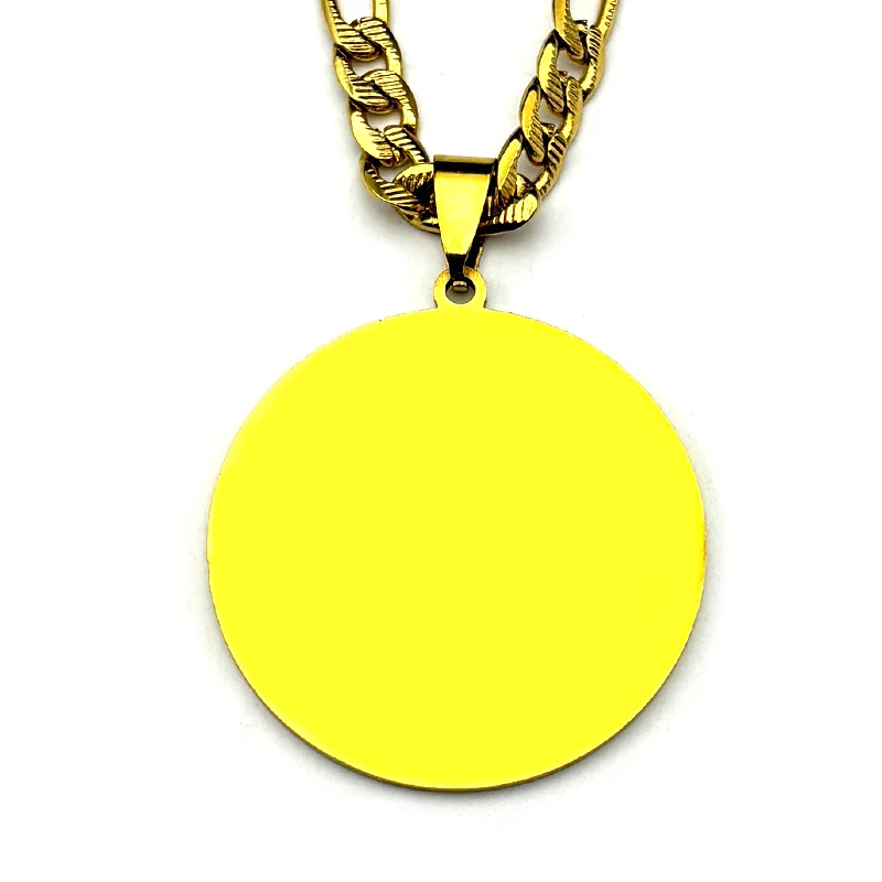 الكاثوليكية سانت فرانسيس حماية لنا قلادة للنساء الرجال الفولاذ المقاوم للصدأ الذهب اللون الحيوان ميدالية الشرير سلسلة تميمة المجوهرات هدية #5