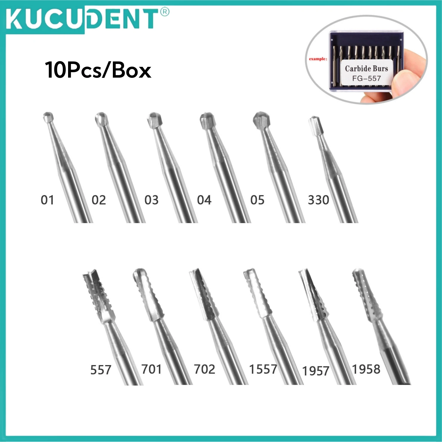 10Pcs/Box Fg Bur De…