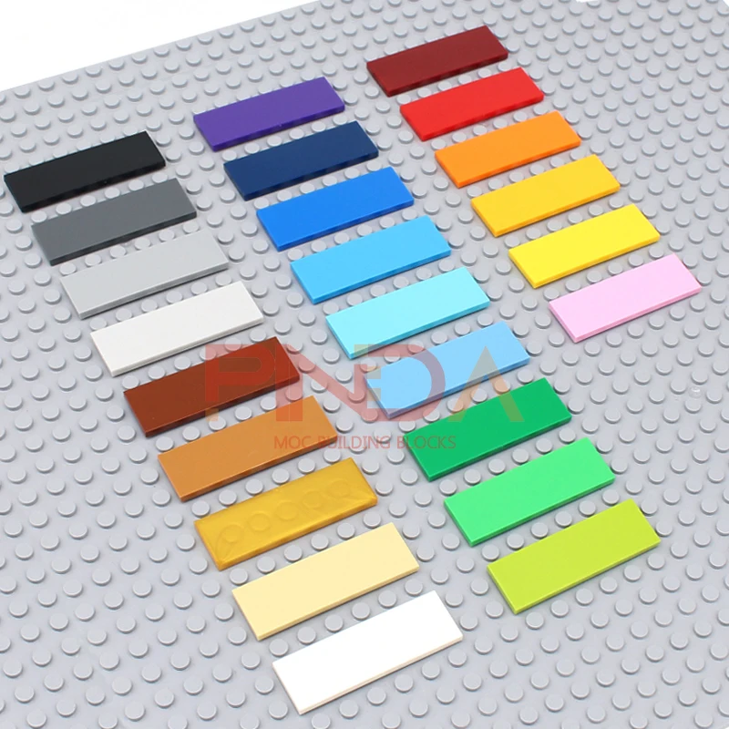 2x6 Dots Creative Size MOC Building Blocks Smooth Thin Flat Tile Figure Educational Bricks Compatible 69729 Toys for Kid - Image 2