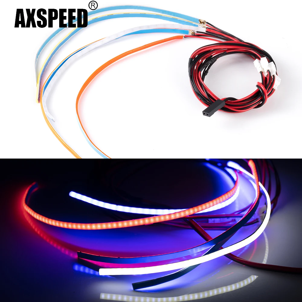 

AXSPEED 1Set Simulation LED Light Lamps Headlights Taillight For 1/10 RC CAR Slash 2WD Upgrade Decortion Parts