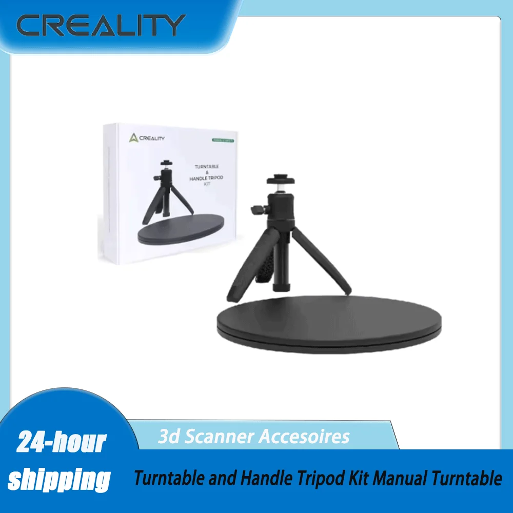 Creality 3D Scanner Turntable and Handle Tripod Kit Manual Turntable for CR-Scan Otter / Raptor Series 3d Scanner Accesoires