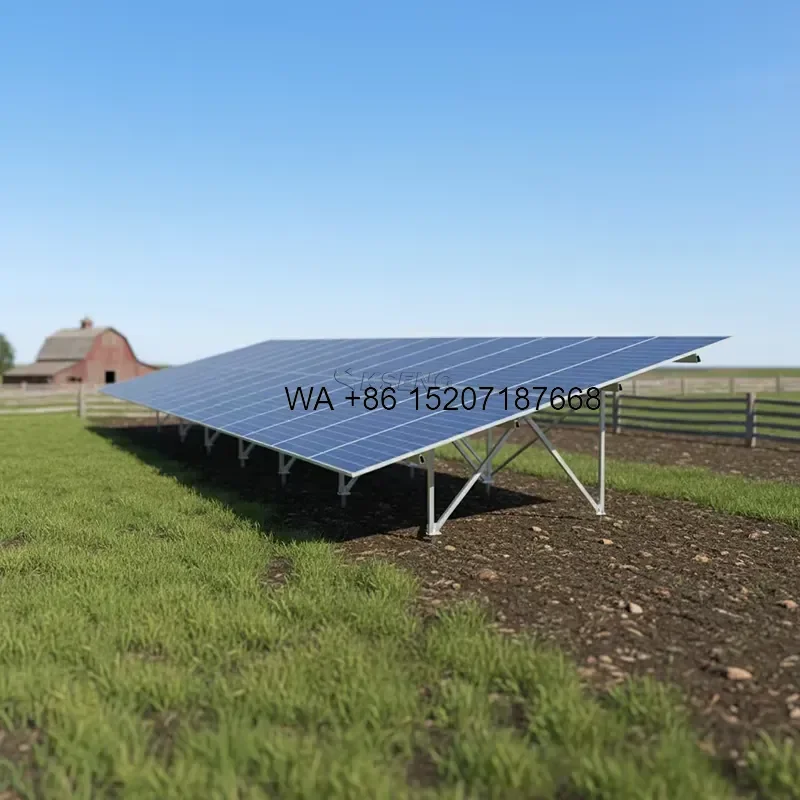 Wmwmnu Wind Resistant Aluminum Solar Panel Ground Mounting System for Stable Structure and Improved Energy Output