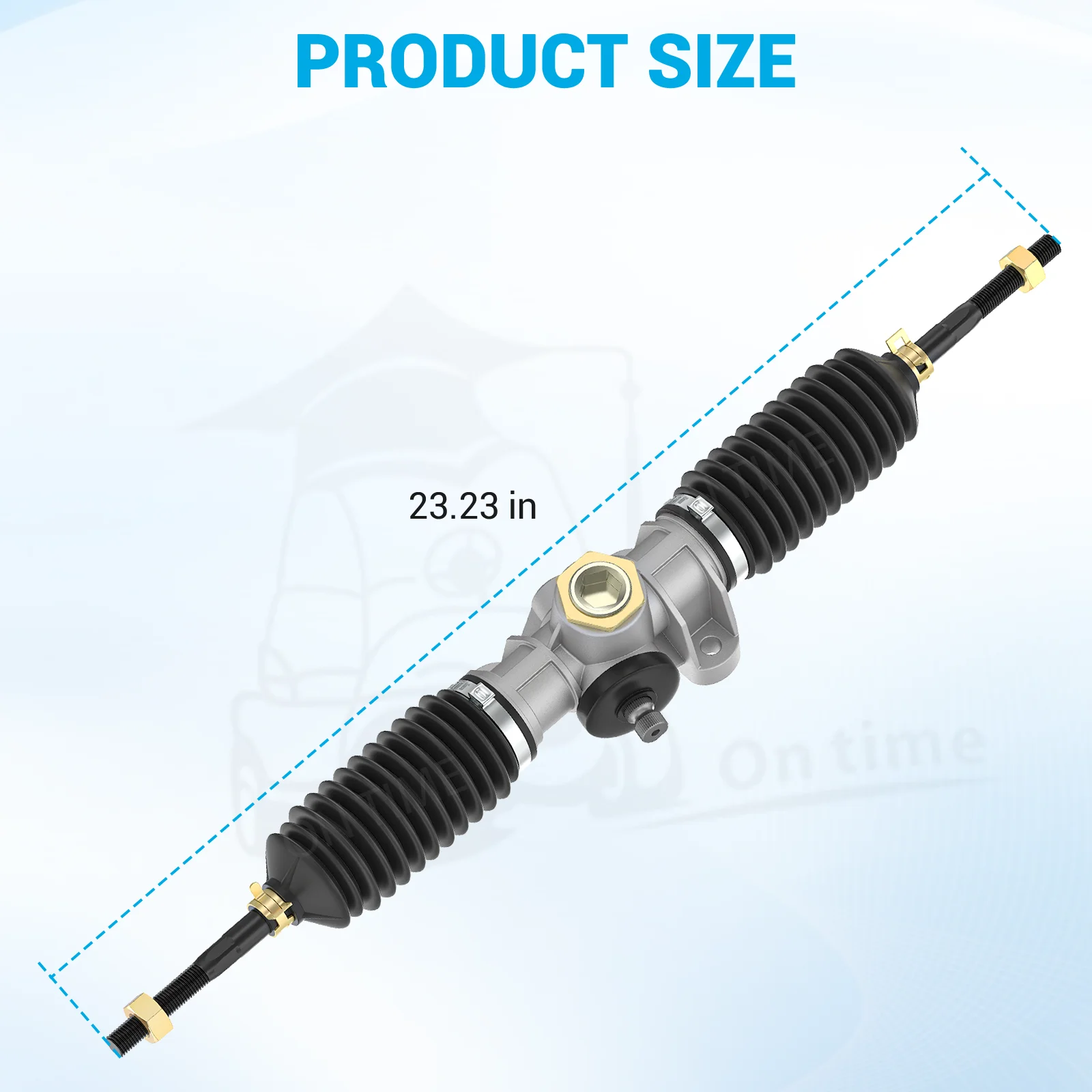 Gruppo scatola sterzo carrello da golf per modelli Club Car dal 2004 in poi precedente e 2018-up Tempo OEM # 102288601 1022886-01 103679701