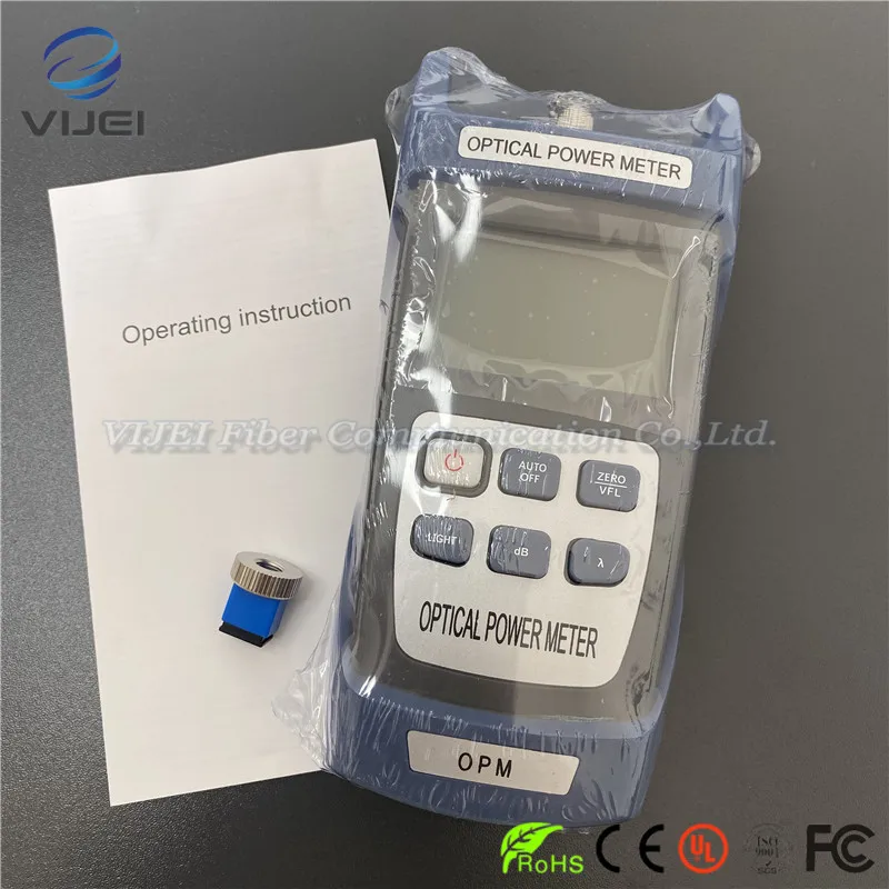 

Free Shipping FTTH Fiber Optical Power Meter KING-60S Fiber Optical Cable Tester -70dBm~+10dBm SC/FC Connector
