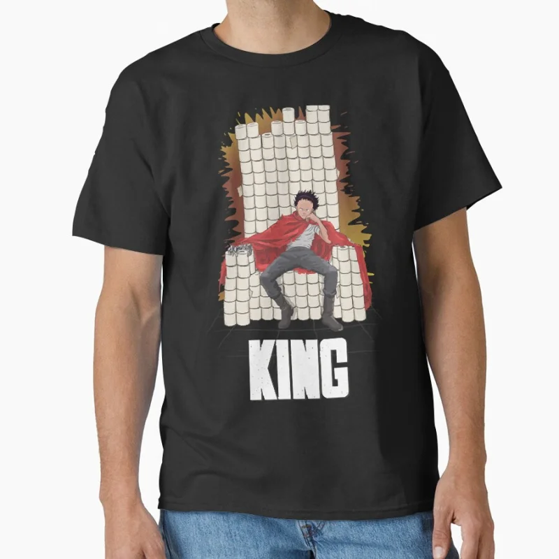 

King of toilet paper Tetsuo Neo Tokyo Explosion Akira Cyberpunk Anime T shirt Large size Tops Manga Graphic Print Y2k Clothes