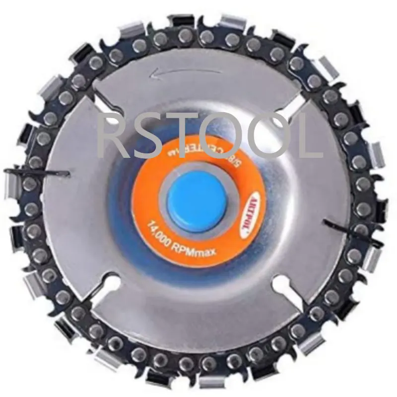 4 Inch Máy Mài Cưa Xích ĐĨA GỖ Dây Chuyền Đĩa Dụng Cụ 4 Inch Đa Năng Chạm Khắc Gỗ Cưa Góc dụng Cụ Mài Dao