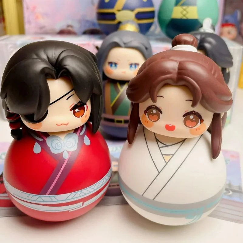 Heaven Official Blessing TGCF Tumbler Anime Figurine Xie Lian Hua Cheng Shi Qingxuan Action Figure Tumbler Dolls Cute Toy Decor