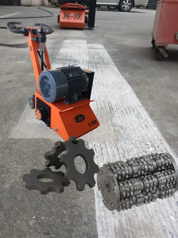 محرك 5.5 لإعداد الأرضيات آلة الخرسانة Scarifier مقاس 10 بوصات #3