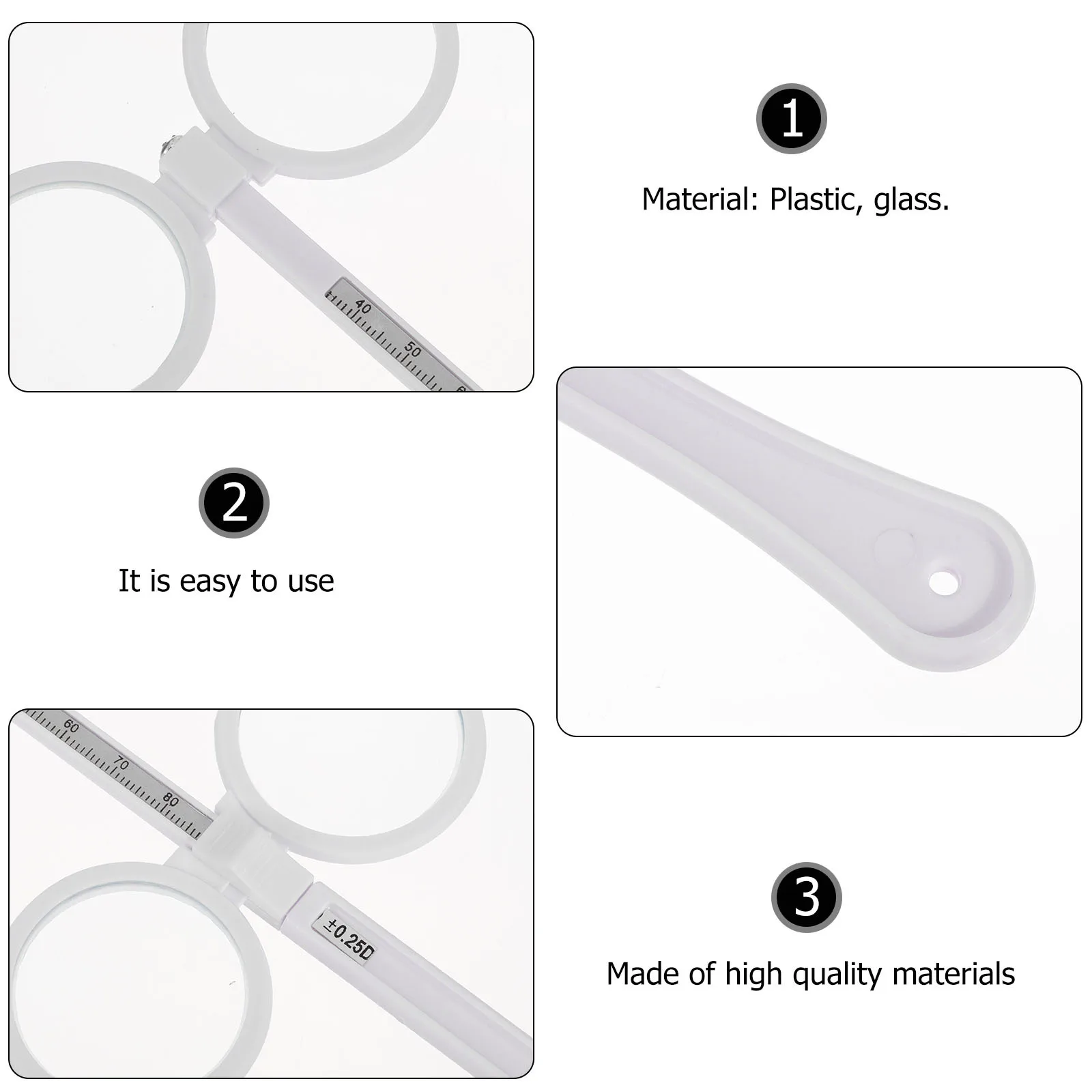 

Optical Flipper Optometry Confirmation Test Tool Durable Material Simple Design Practical Use Eye Care Optical Flipper