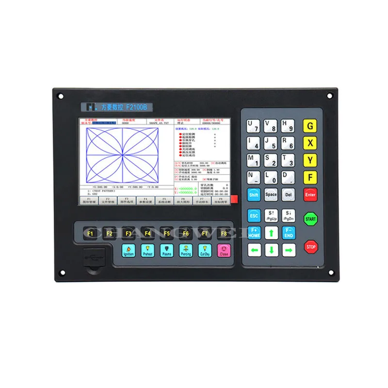 New Thc Plasma Controller F2100b 2-axis Motion Control System + F1621 Plasma Arc Voltage Cutting Torch Height Controller