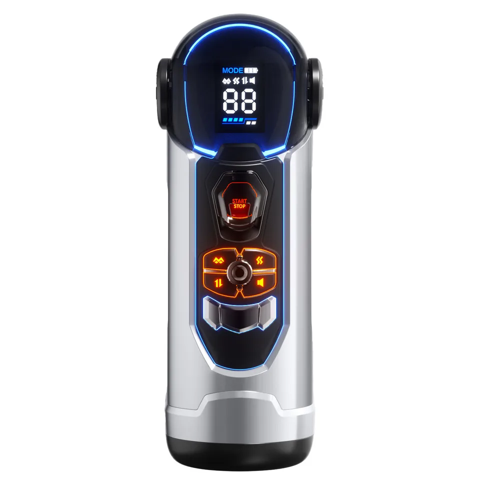 Male Masturbator Automatic Thrusting Vibration Heating Masturbation Cup Pocket Pussy Penis Pump Blowjob Sex Toy For Men