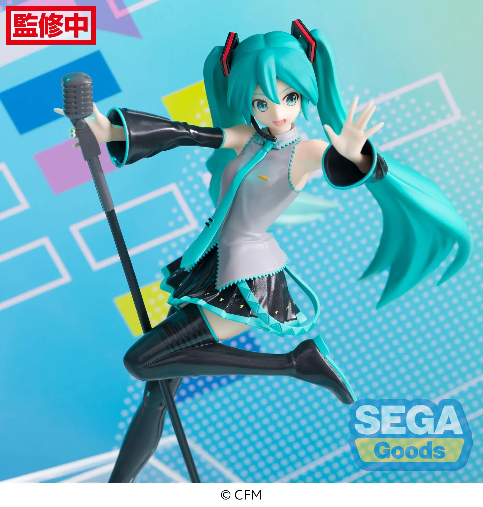 Sega Original MIKU DIVA LUMINASTA MIKU 15TH Pvc Action Figures Model Figurine Toys