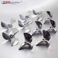 TFL Pitch=1.8 CNC Alum. 3 Blade Propeller CW/CCW Inner Dia.=4.76mm OD=48~55mm for Electric/Nitro RC Boat
