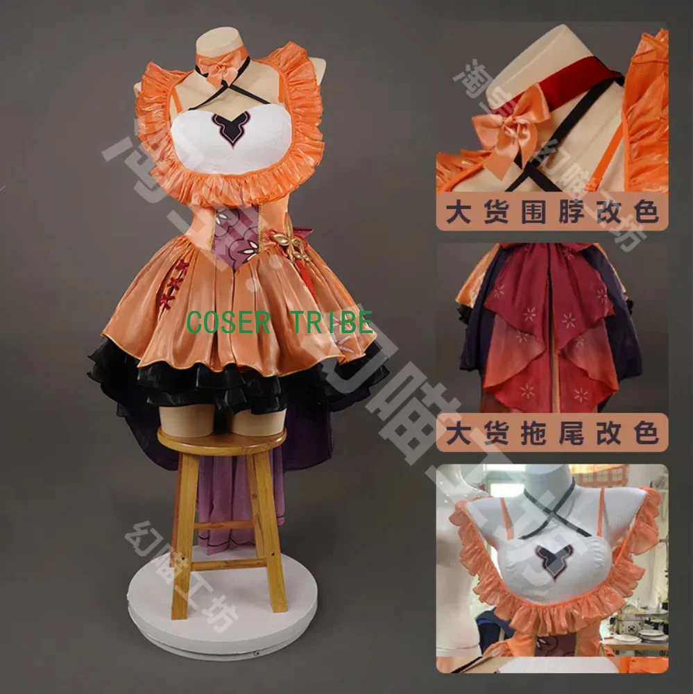 Genshin Impact Yoimiya robe feux d'artifice Dreamland Cosplay Costume, Cos Game Anime Party Uniform, Hmatte en Play, vêtements, vêtements