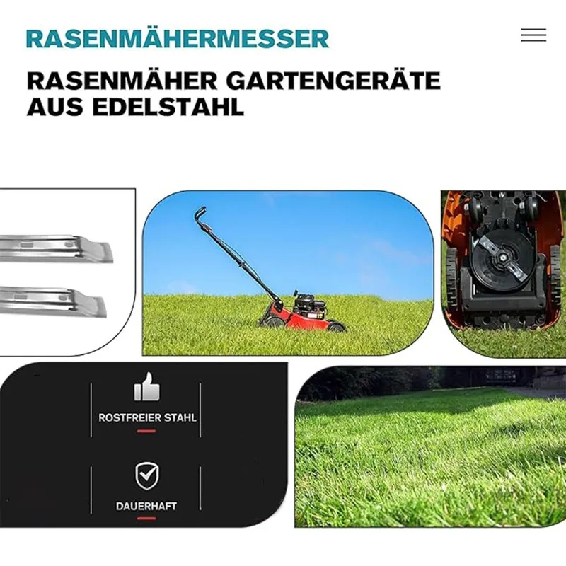 

A02F-Сменное лезвие для идеального ухода за газоном, 20 см, для роботизированных газонокосилок Stihl - совместимо с моделями IMOWR MI422, 422P, 422PC