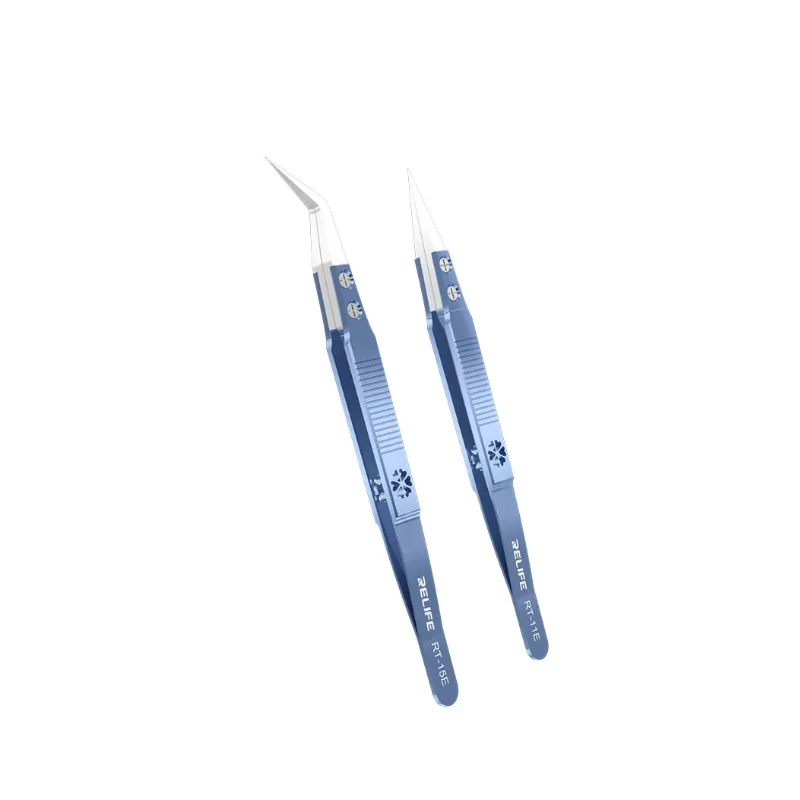 

Anti static tweezers, high-temperature and corrosion-resistant clamps, high-precision titanium alloy ceramic straight tweezers