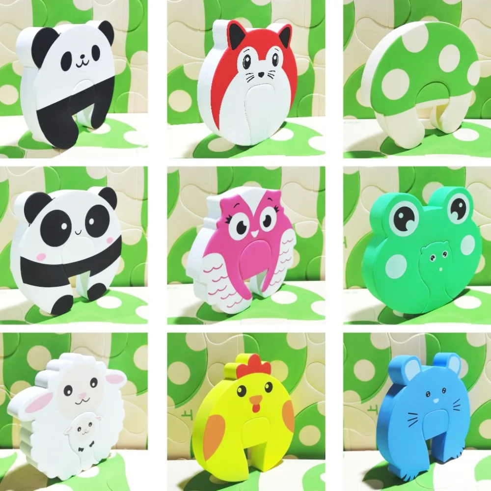 EVA Baby Safety Door Stop Finger Protector Children Protection Furniture Protection Card Security Cabinet Locks Door Stopper