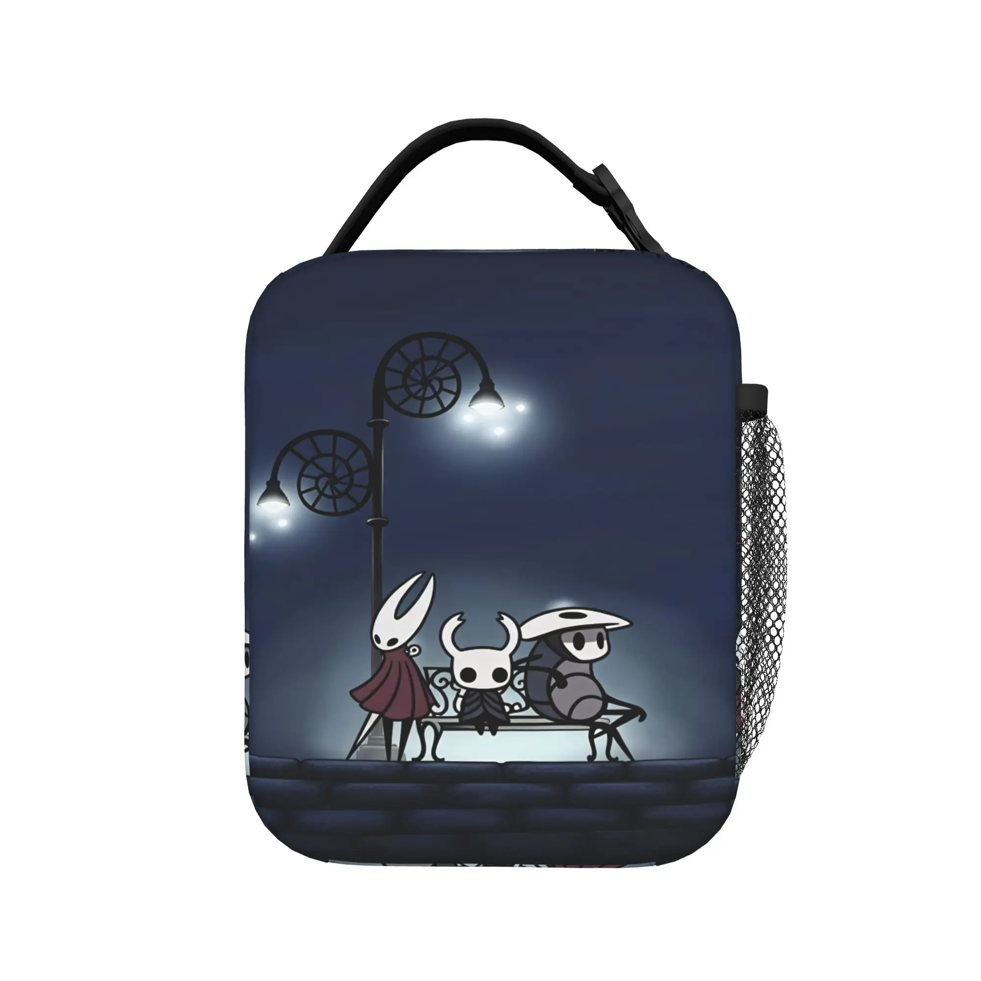 Hollow Knight Lunch Bag  Fun Lunch Box Picnic Portable Insulated Thermal Lunch Bags For Child Waterproof Designer Cooler Bag