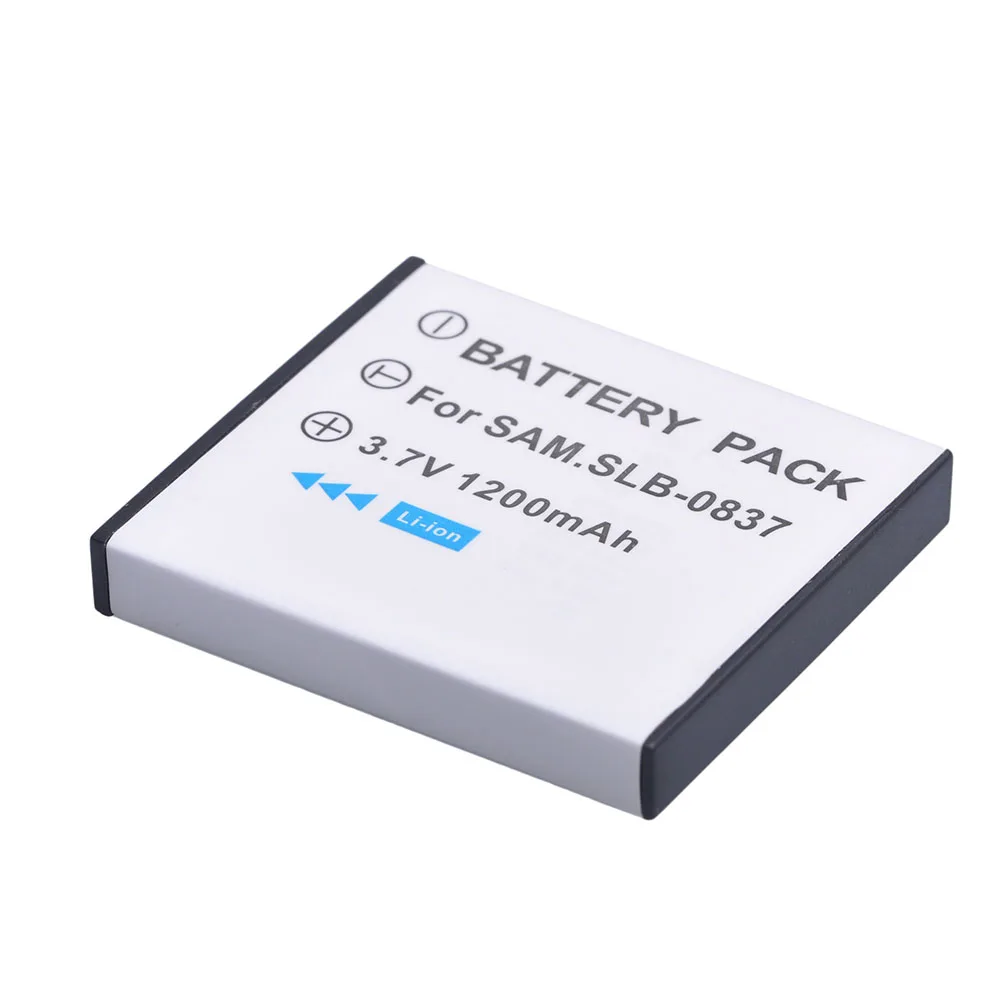 1200mAh SLB 0837 SLB-0837 SLB0837 for SAMSUNG Digimax i5 i6 i50 L60 NV3 NV7