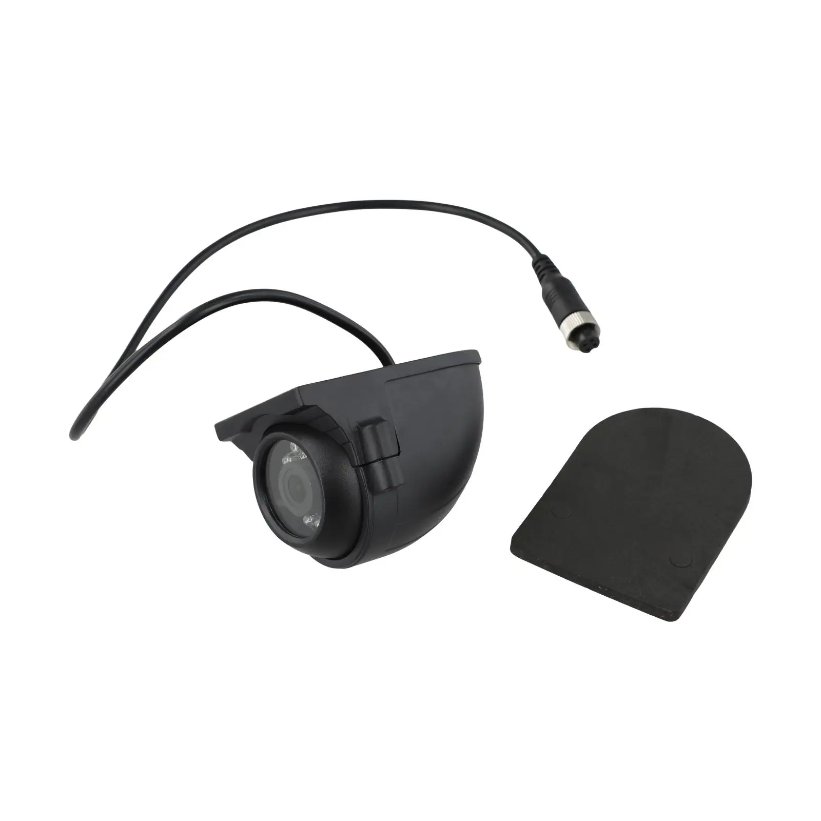Auto Accessory Fisheye Lens 170 Wide Angle Weather Resistant High Definition Video Non-Deformable Quick Installation