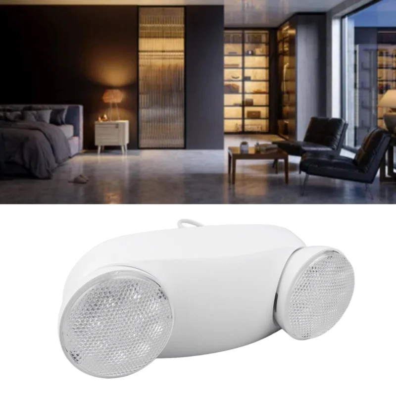 

Аварийное освещение с 2 светодиодными лампами Коммерческое аварийное освещение Аварийное освещение Аккумулятор 1800 мАч