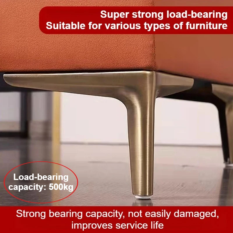 4PCS Sofa Legs For Furniture Metal Black Gold TV Cabinet Bed Coffee Table Legs Desk Stool Chair Foot Hardware 12/15/18/25cm