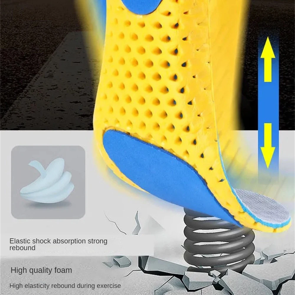 Honeycomb Shock Absorption Orthopedic Insole Orthopedic Foam Insole Shoe Accessories Deodorization Shock Absorbing Insole