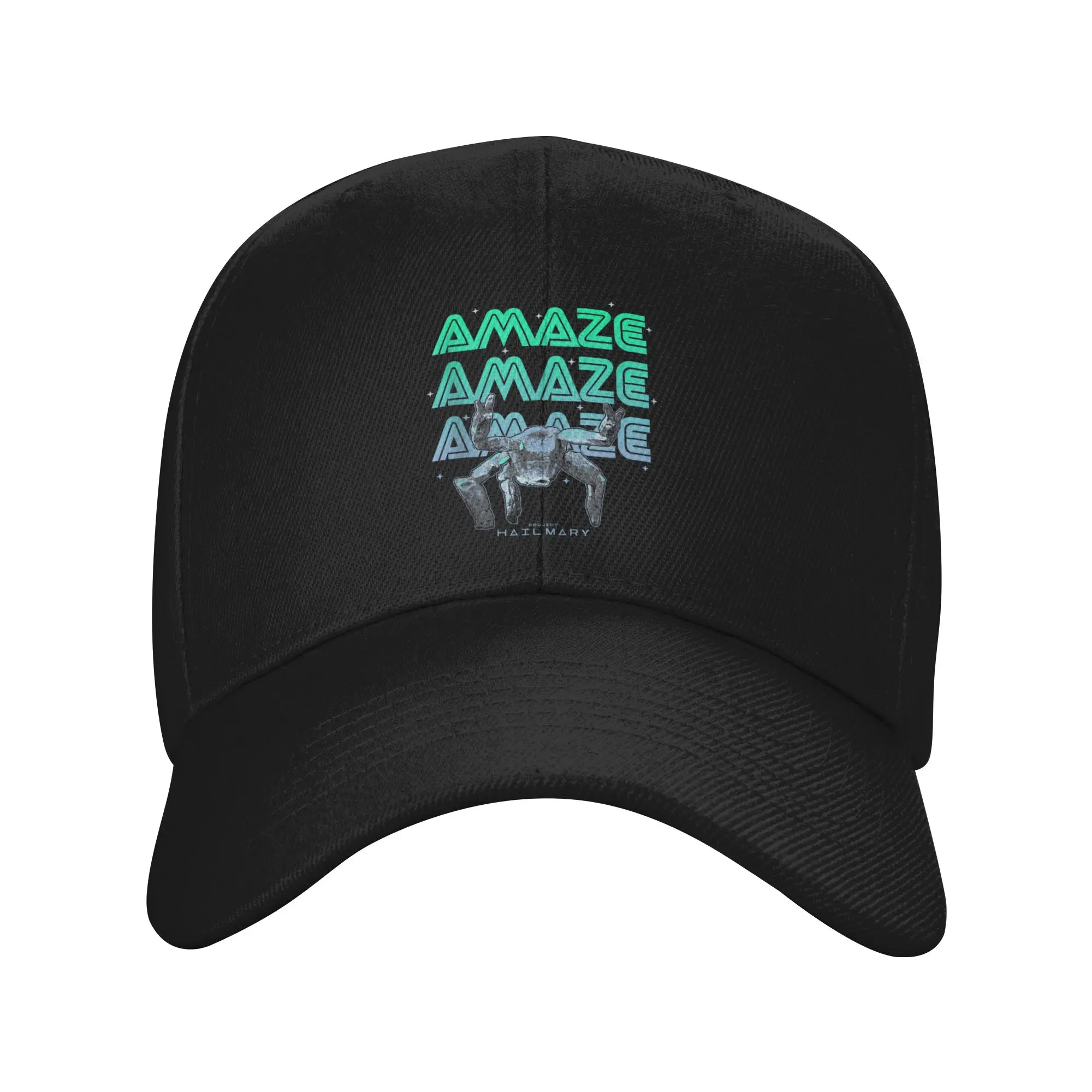 Project Hail Mary Amazing Rocky The Alien Neon Portrait Casual Baseball Cap Fishing Trucker Hat Summer Men Street Snapback Cap