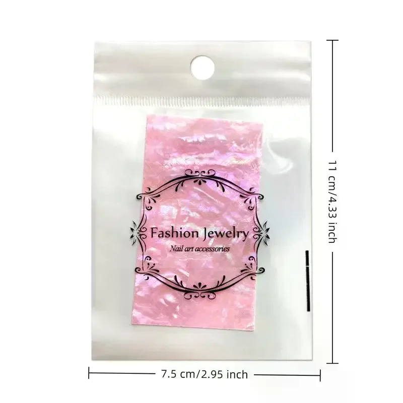 1개 천연 컬러풀 쉘 네일 아트 스티커 우아하고 정교한 다채로운 네일 장식 데칼 DIY 셀프 접착 네일 참