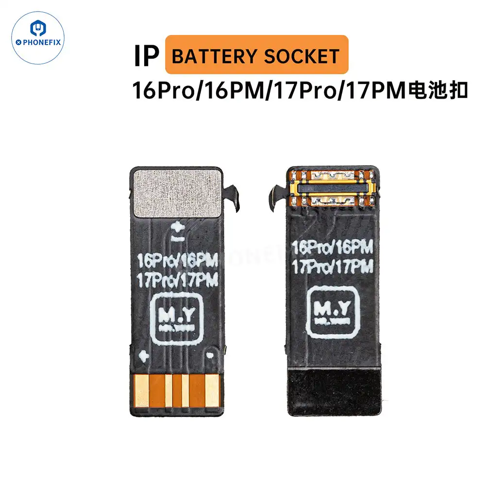 YCS M.Y Smartphone Battery Socket Buckle Kit for IP8G-17PM for Samsung Huawei Xiaomi OPPO Mobile Phone Repair and Powering Up