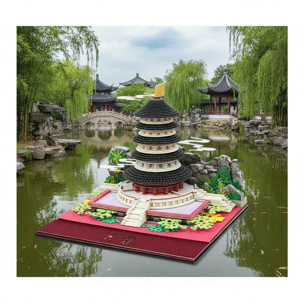 4 Types Chinese 3d Calendar Notepad Magic Castle 3d Calendar 3d Artistic Note Paper Cubes Memo Gift 2026 Pad Birthday Notep R6b4