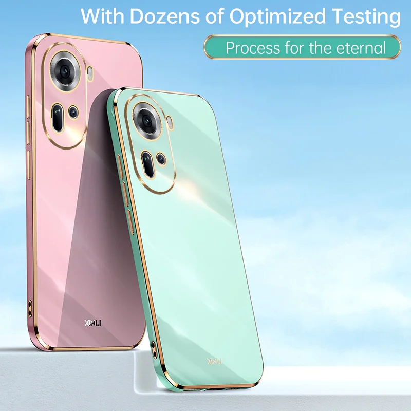 For OPPO Reno 11 5G International version Case Cover High Quality Soft TPU Anti-fingerprint Camera Protection Case Cover