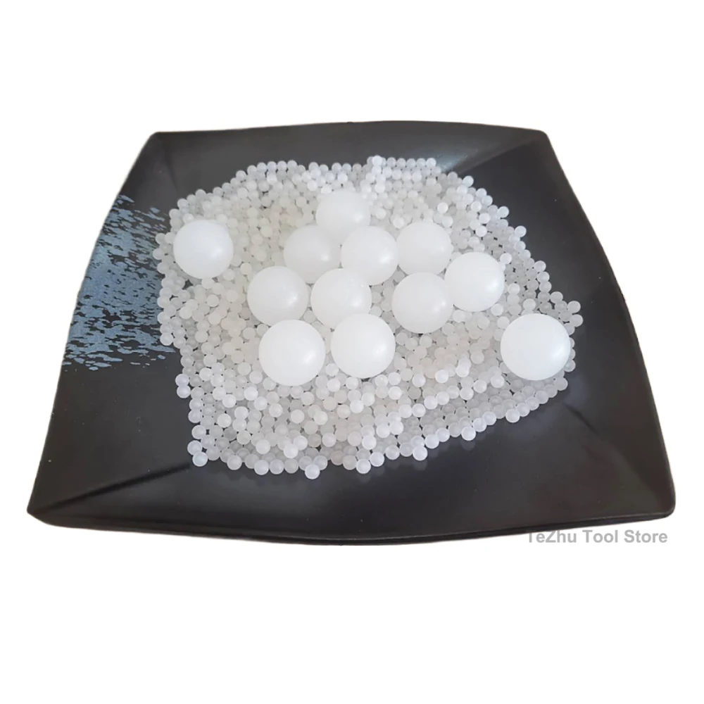 White Solid PP Ball Bead Diameter 2mm 2.381mm 2.5mm 3mm 3.175mm-50mm Polypropylene Plastic Solid Smooth Ball