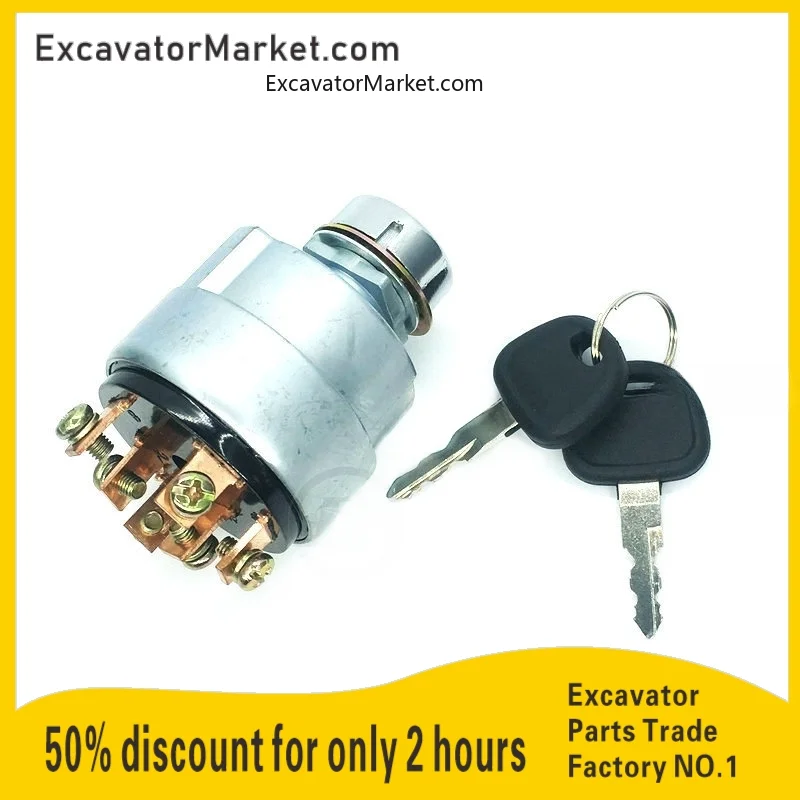 

For LIUGONG CLG 906/908/135/150/210 Ignition Switch Start key excavator accessories for excavator