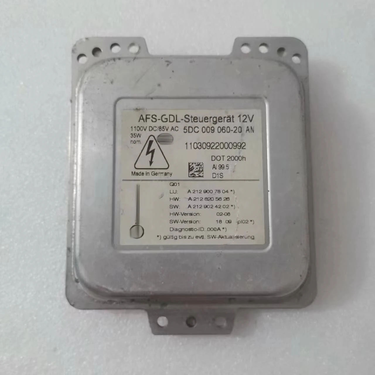 Original D1S AFS module 5DC 009 060-50 AD 5DC 009 060-20 AN 5DC 009 060-10 for Mercedes-Benz A1648704126 A1648701726 A2129007804