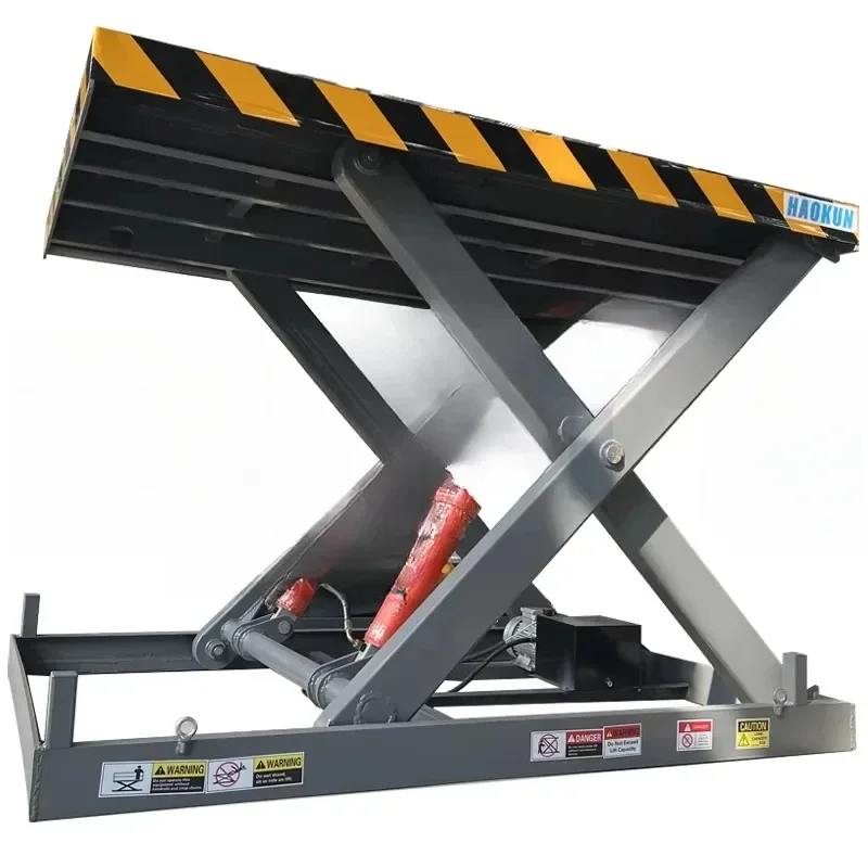 Mesa elevadora hidráulica de 4 toneladas con control remoto para diversas aplicaciones