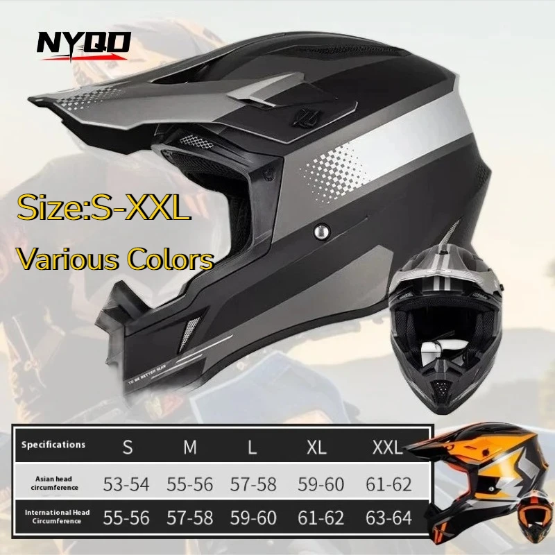 

New Motorcycle Off-Road Helmet Locomotive Unisex Outdoor Mountain Riding Rally Helmet DOT Certification