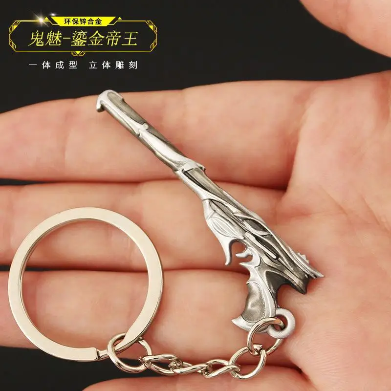 5cm Valorant Imperium Sheriff Alloy Keychain Backpack Pendant Game Peripheral Backpack Ornament Collectible Fan Gift Souvenir view 4