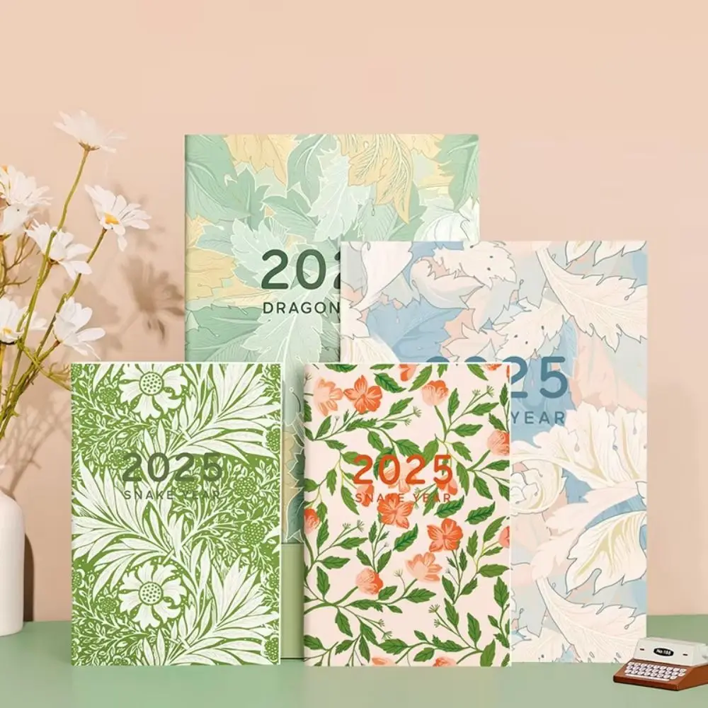 

A4/A5 2025 Planner Notebooks 84 Pages Thick Paper Day/Week/Year Agenda Planner Notepad Effeciency Practical Datebook