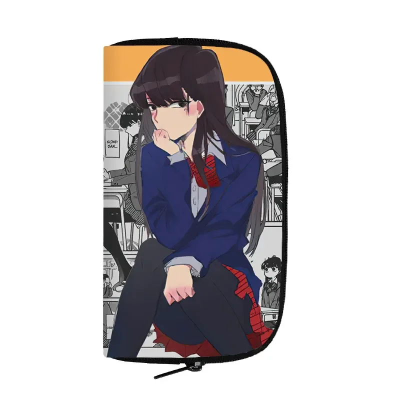 Anime Komi Cant Communicate Wallet Manga Shoko Komi Shoko Tadano Hitohit Purses Phone Credit Card Holder Money Long Bag Wallets