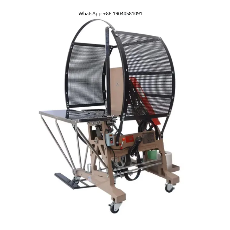 New Design Semi Automatic Type Pe Bundle Tying Machine Tying Machine With PE Belt for Cloth and Cotton Bag