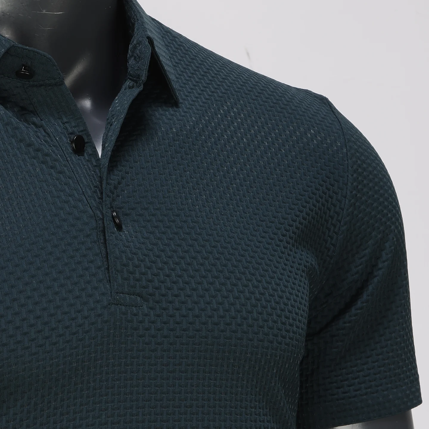 Mens Premium Performance Golf Polo Shirts Short Sleeve Cooling Polyamide 4Way Stretch Athletic Business Casual True US Size