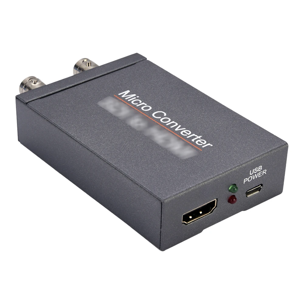 Micro SDI Converter SDI to HD/SDI to SDI 2 Routes Output Mini HD 1080P USB Powered Converter For Camera Monitor