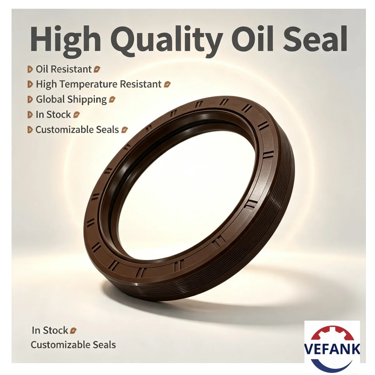 145*175*19 mm, Oil Seal, NBR, Brown, Factory Direct, In Stock, High Quality, Suitable for Automotive Repair